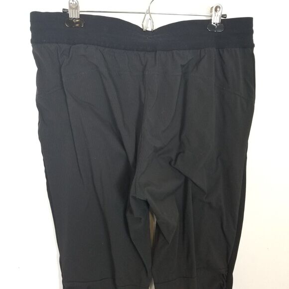 Lululemon Women  Beyond The Studio Jogger Pants Sz 14 Black Drawstring Athletic - Picture 4 of 5